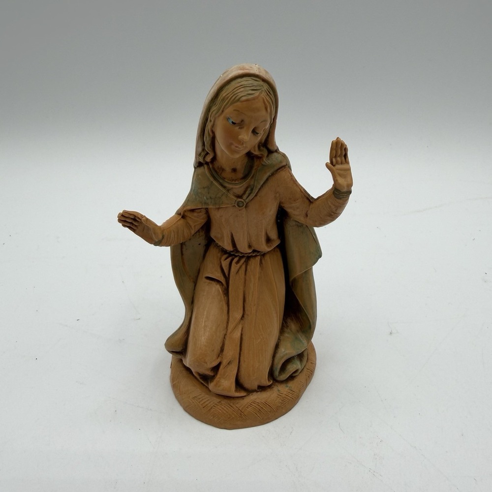 Vintage Fontanini Depose Italy Kneeling Mary Mother 1983 Nativity Figurine